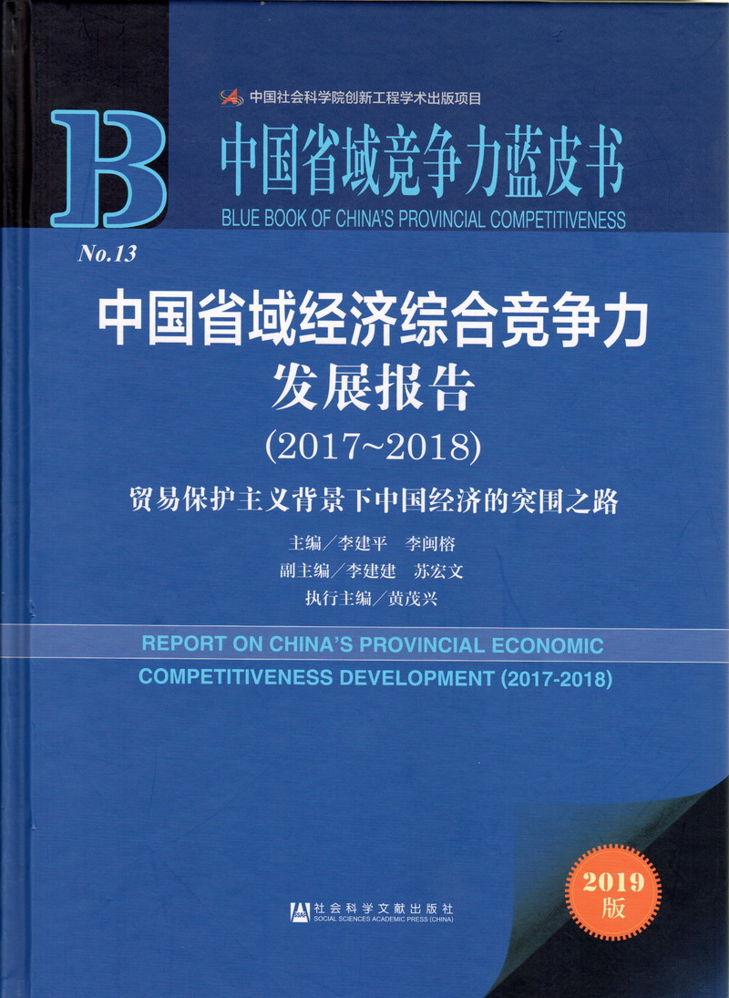 要操逼网址中国省域经济综合竞争力发展报告（2017-2018）